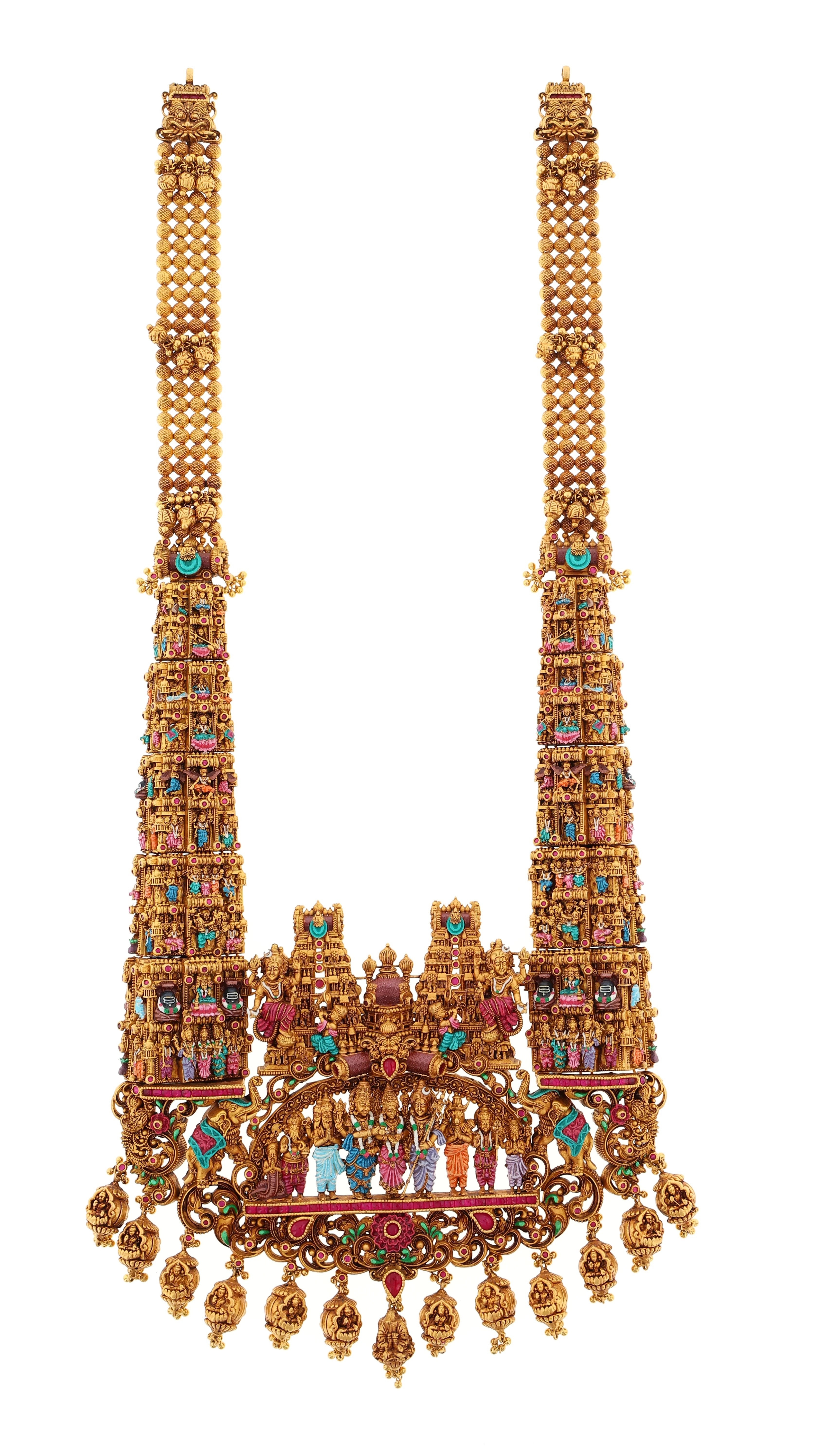 South Indian Temple Gopuram Haram