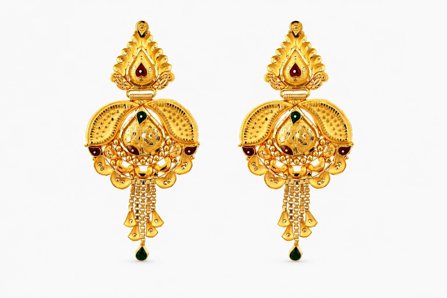 Gold Filigree Earrings