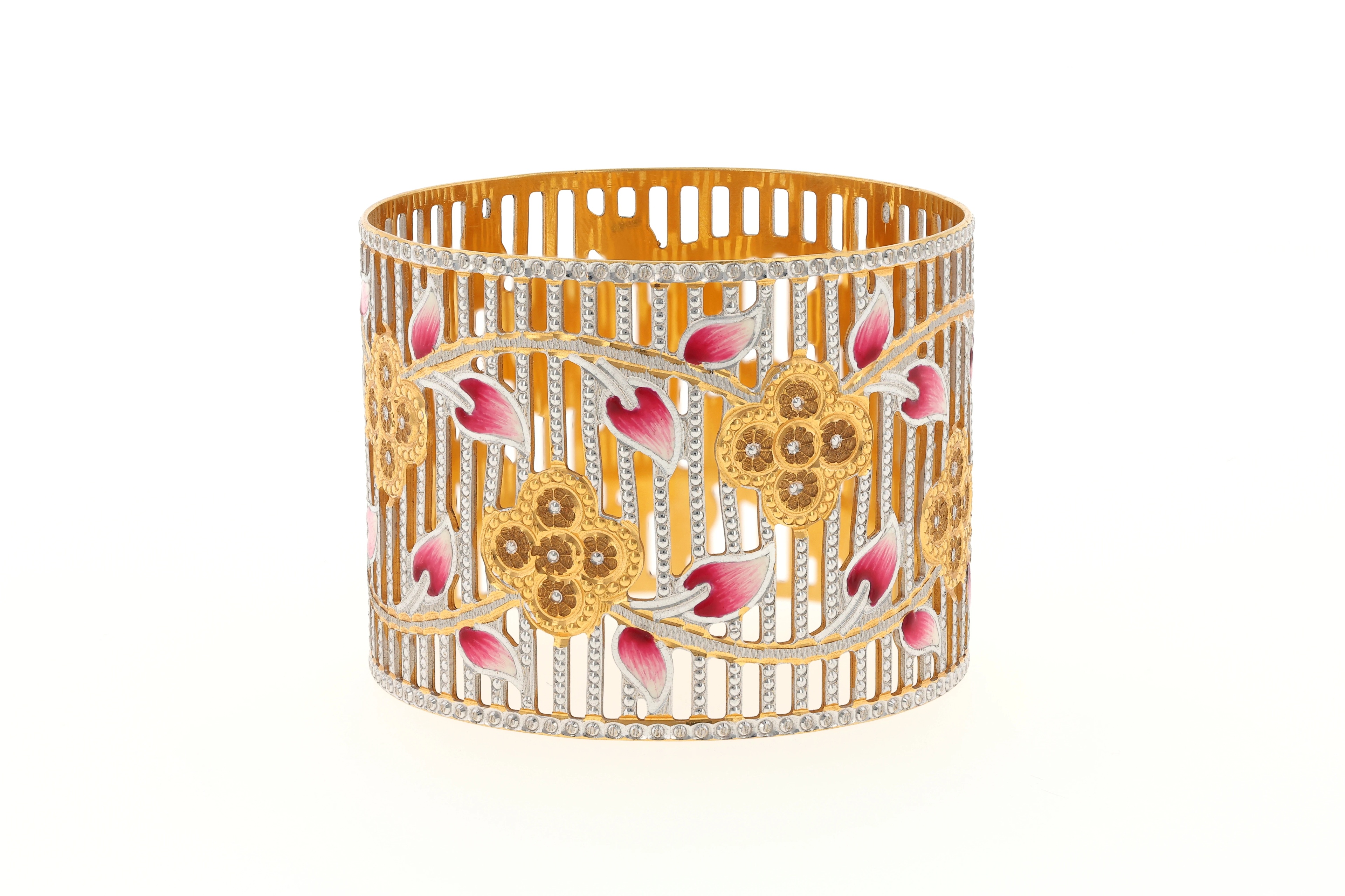 Regal Bloom Gold Bangle — image 1
