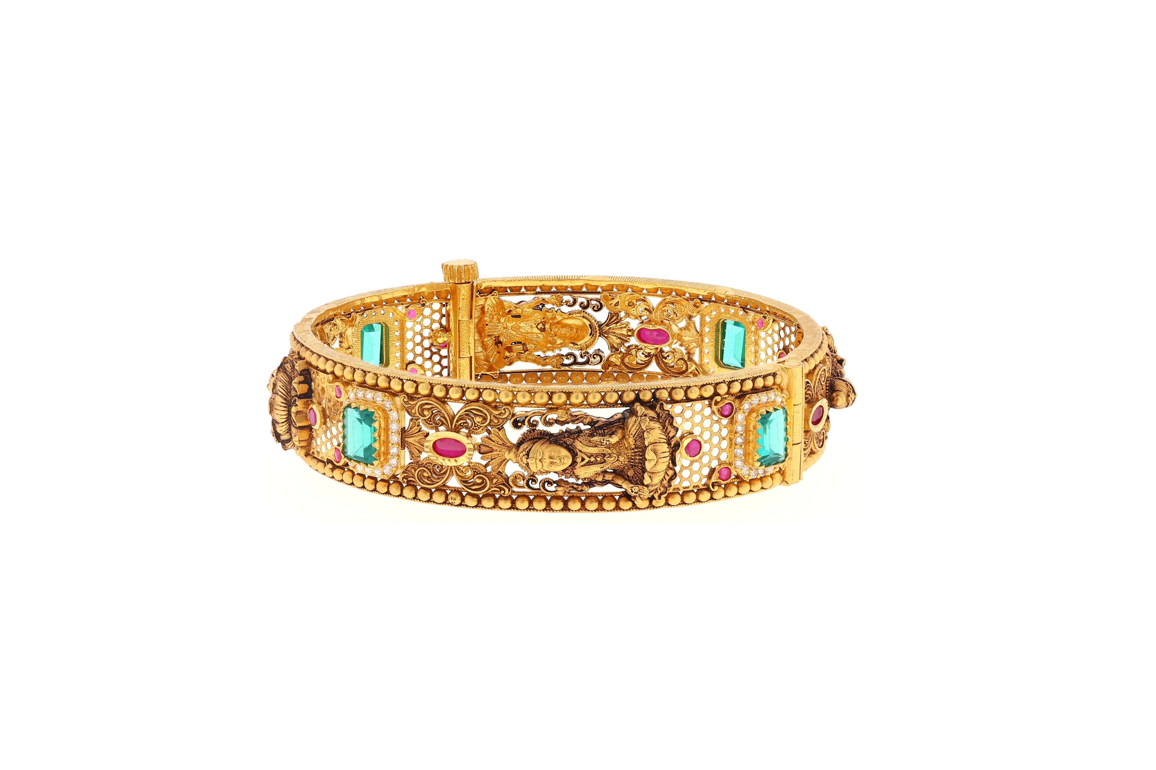Majestic Vine Gold Bangle — image 1