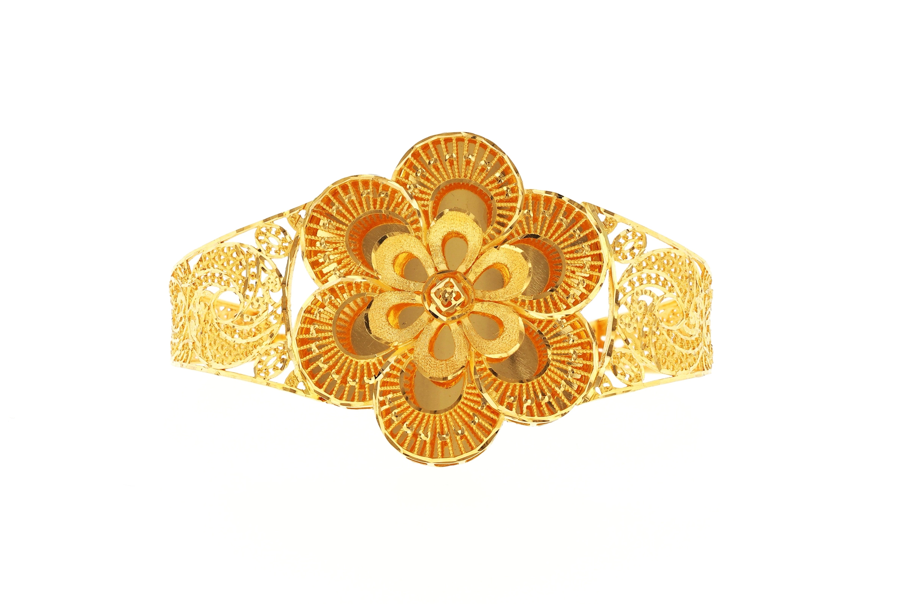 Regal Heritage Flower Bangle — image 1