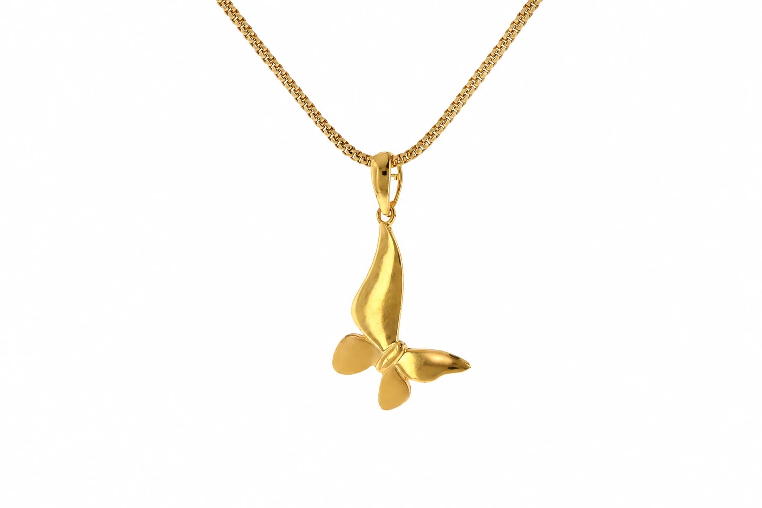 Gold Asymmetric Pendant — image 1