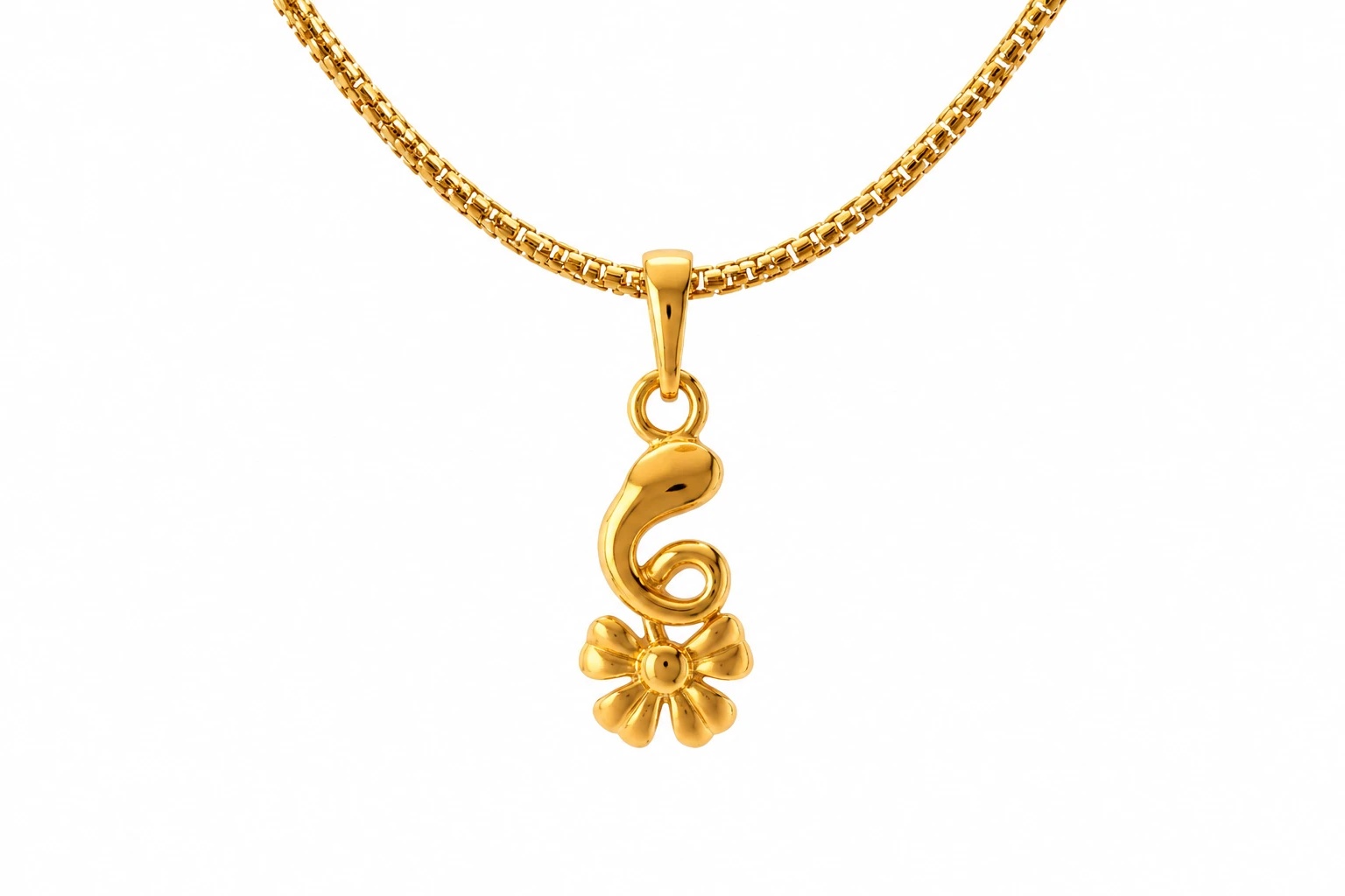 Gold Leaf Pendant — image 1