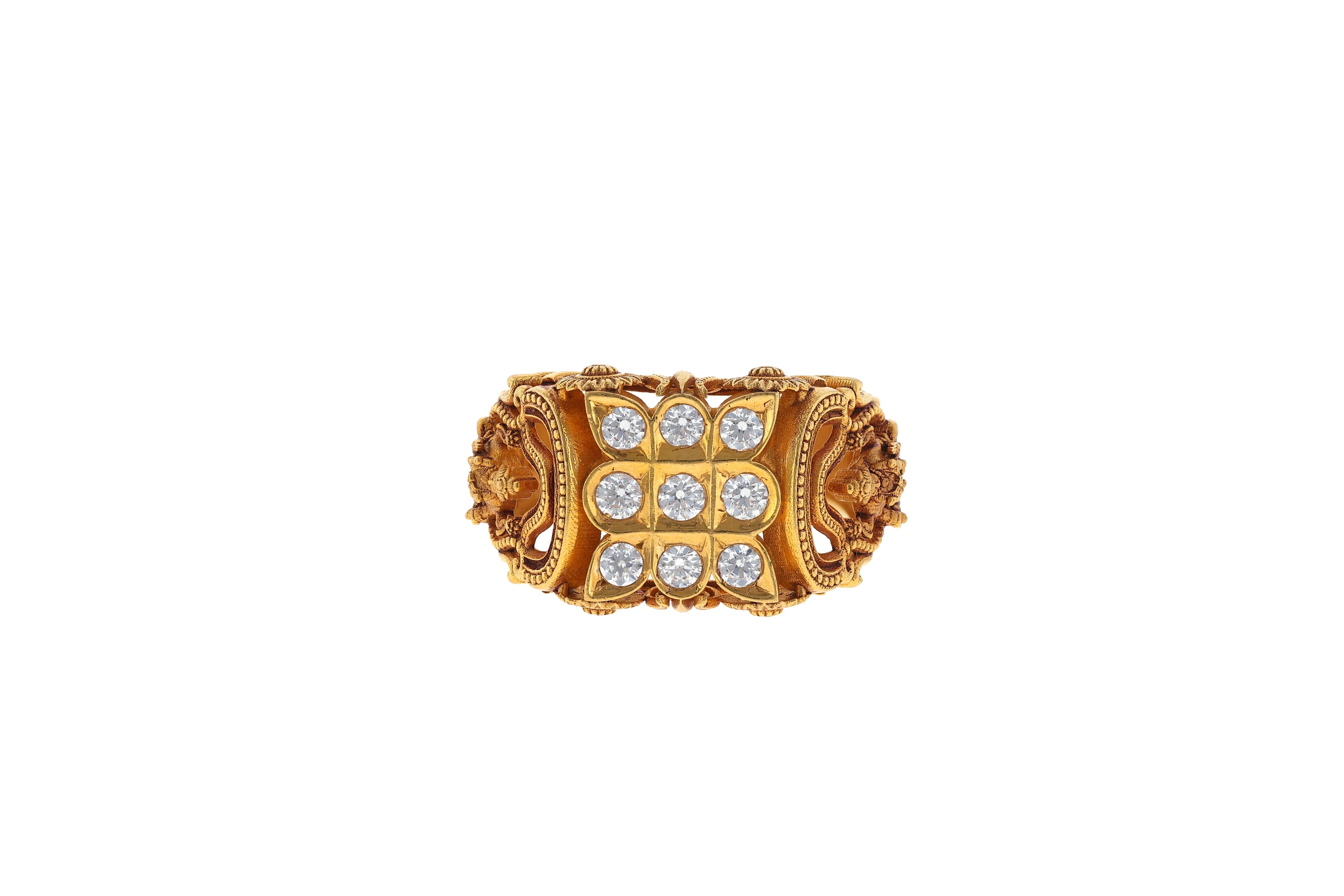 Divine Stone Gold Ring — image 1